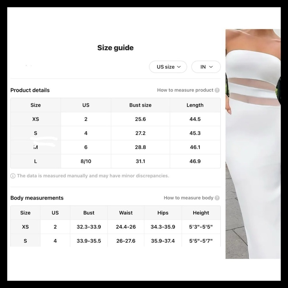 BOUTIQUE White Strapless Midi Dress - Picture 5 of 7